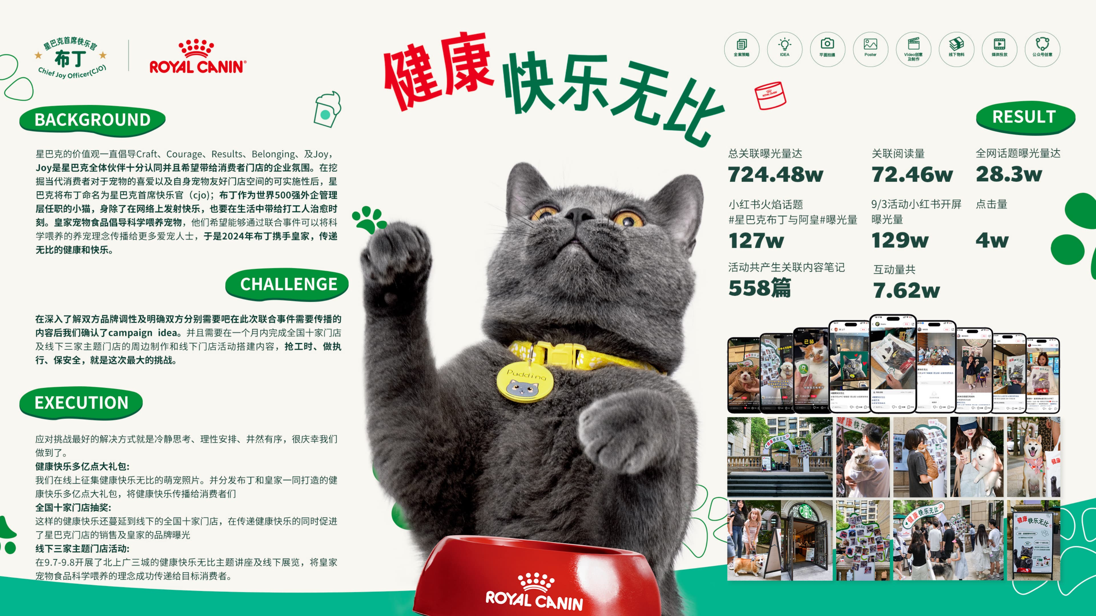 星巴克x 皇家食品《健康快乐无比》